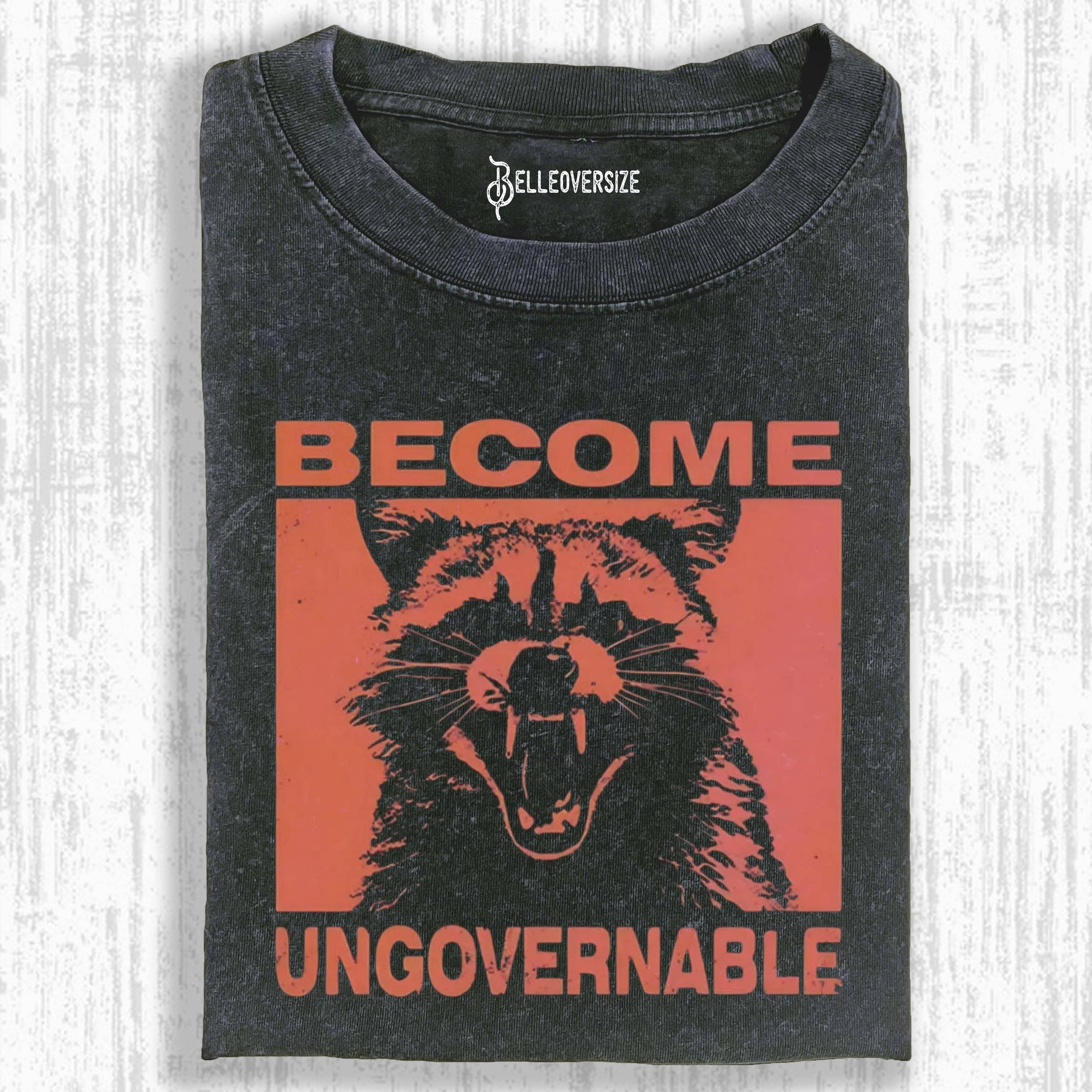 UNGOVERNABLE RACCOON T-SHIRT